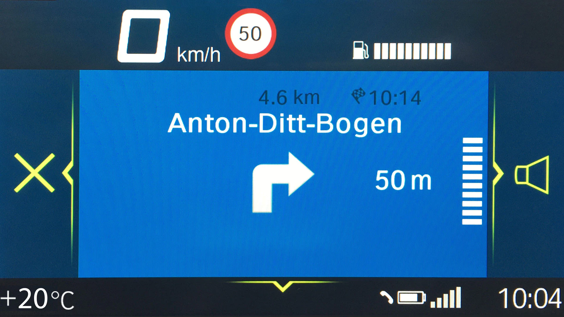 BMW C400x Lecco Sondrio display