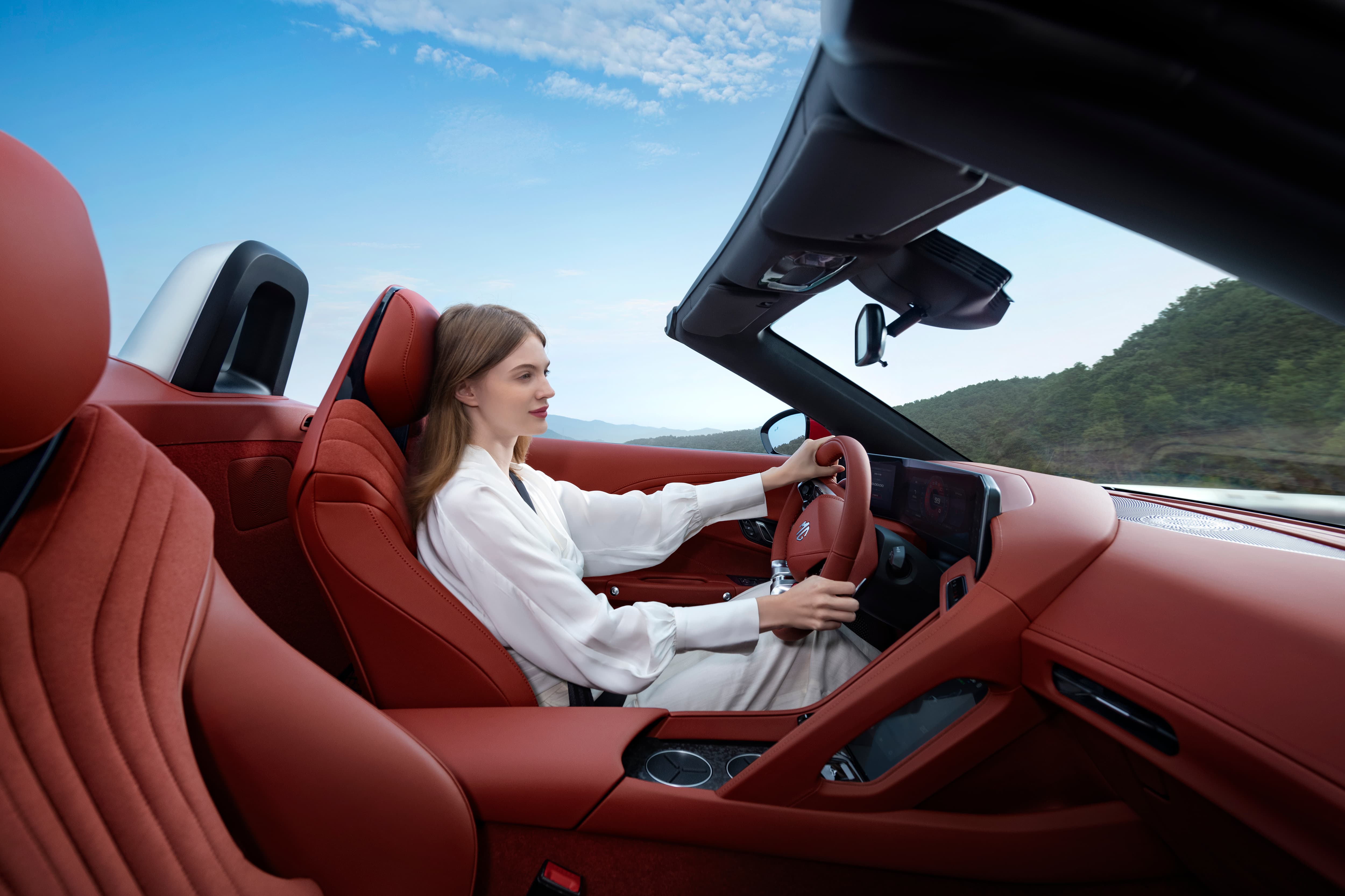 Mg Cyberster Driving